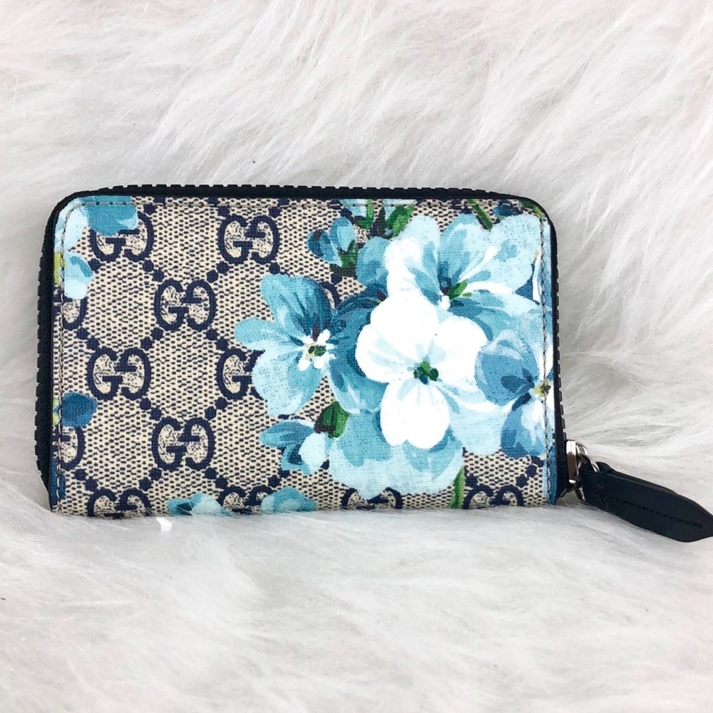 ๐New GUCCI ๐ MicroGuccissima Wallet Margaux Blue - Picture 3 of 6